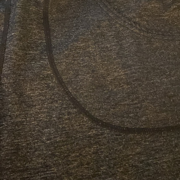 Lululemon knit lounge and relaxing wide leg pants. Black gray color. Very soft. - Picture 4 of 6